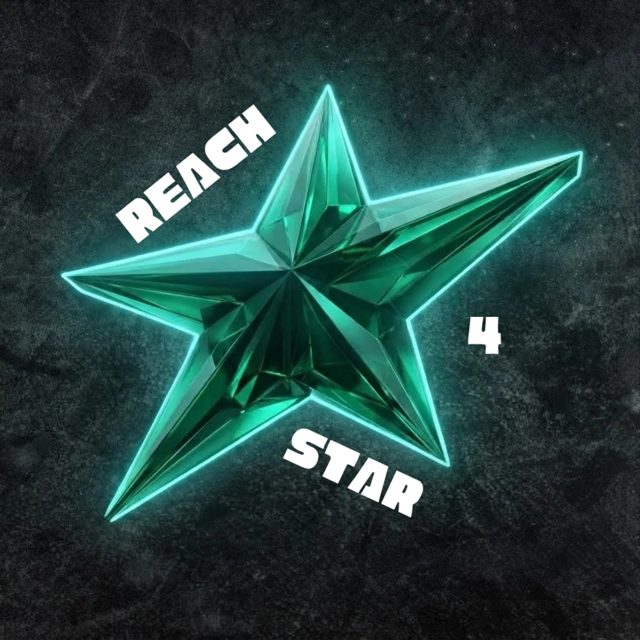 Reach 4 Stars green crystal star logo